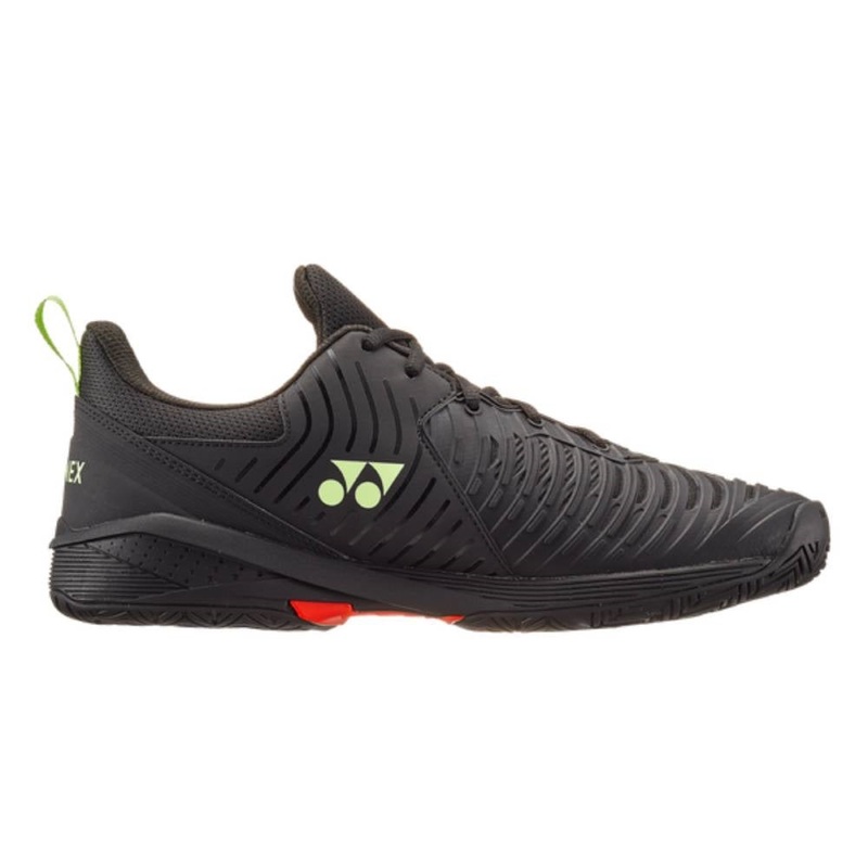 Yonex Power Cushion Sonicage 3 Men’s Tennis Shoe (Black/Lime)