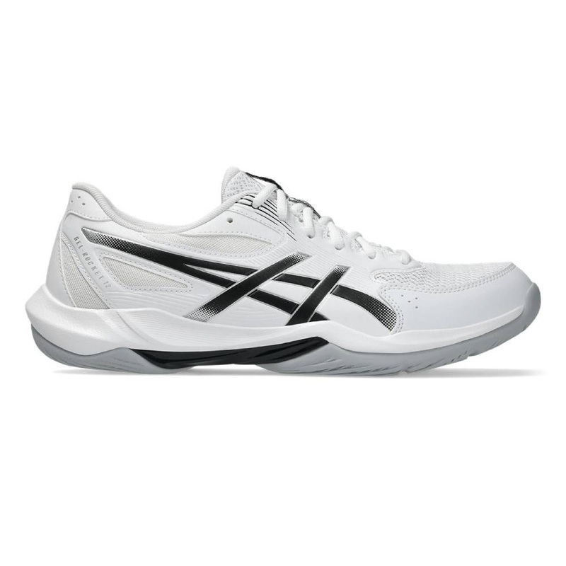 Asics Gel Rocket 12 Men’s Indoor Court Shoe (White/Black)