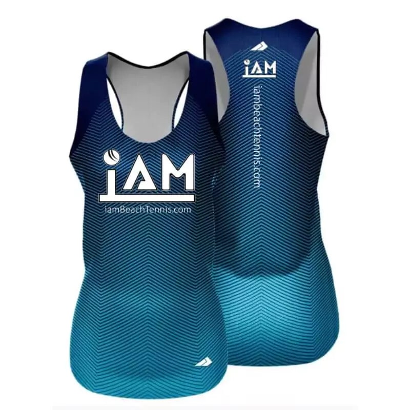 iamBeachTennis Blue Speed Women’s Top