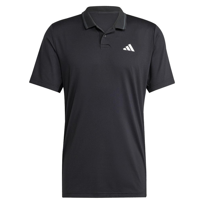 Men`s Club Pique Tennis Polo Black