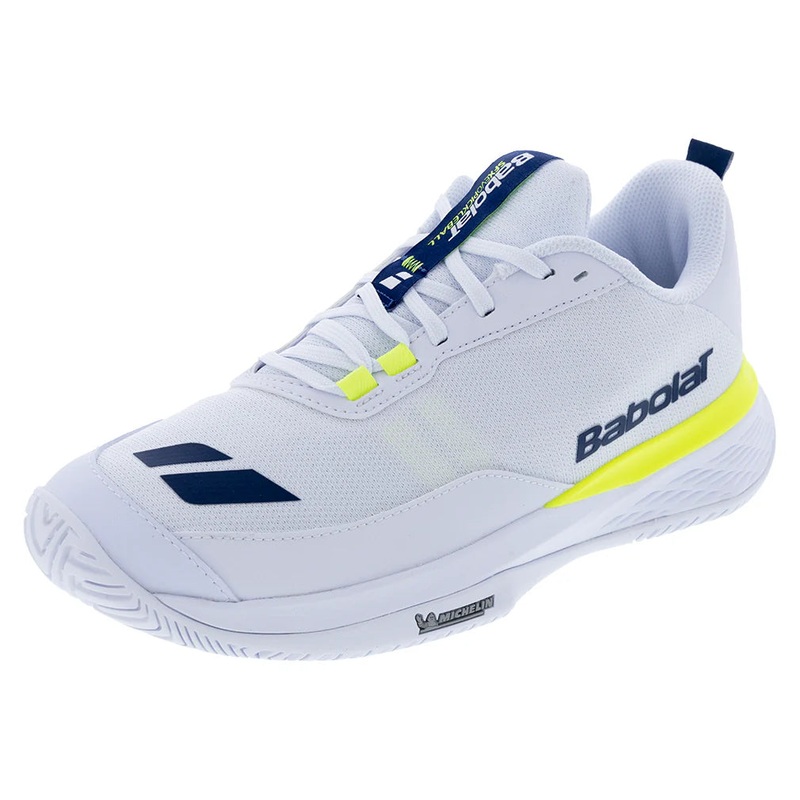 Men`s SFX Evo Pickleball Shoes White and Estate Blue
