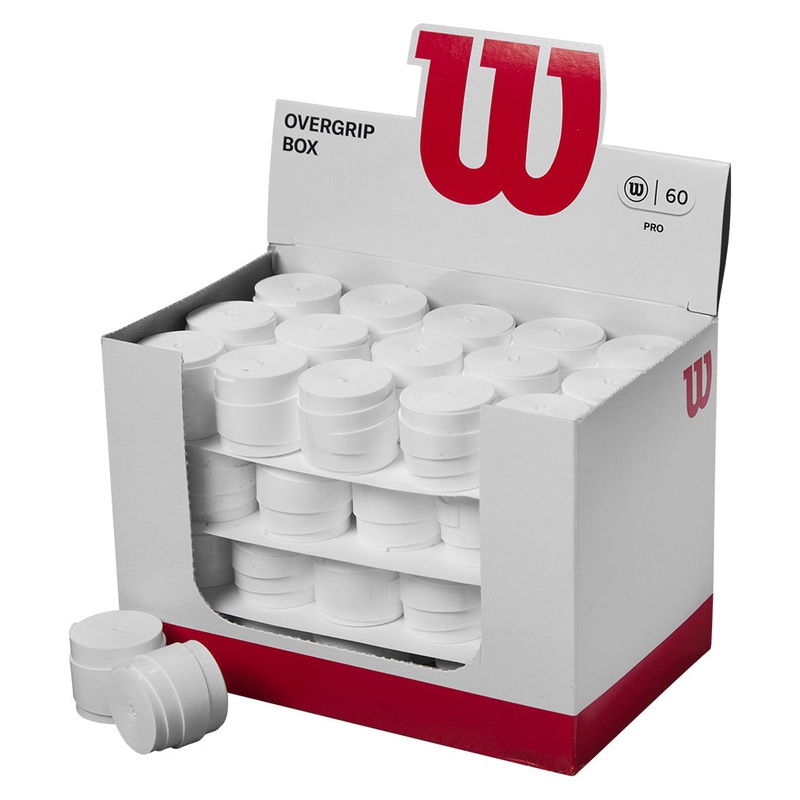 Wilson Pro Overgrip Tennis Grip White –  60 Pack