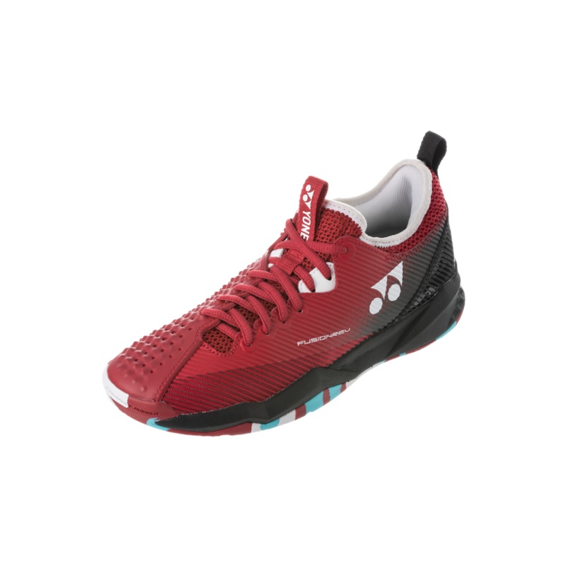 Yonex Power Cushion Fusionrev 4 Tennis Shoes [Red/Black]