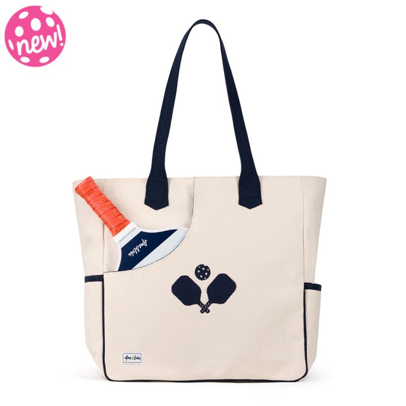Ame & Lulu Baseline Pickleball Tote Crossed Paddles