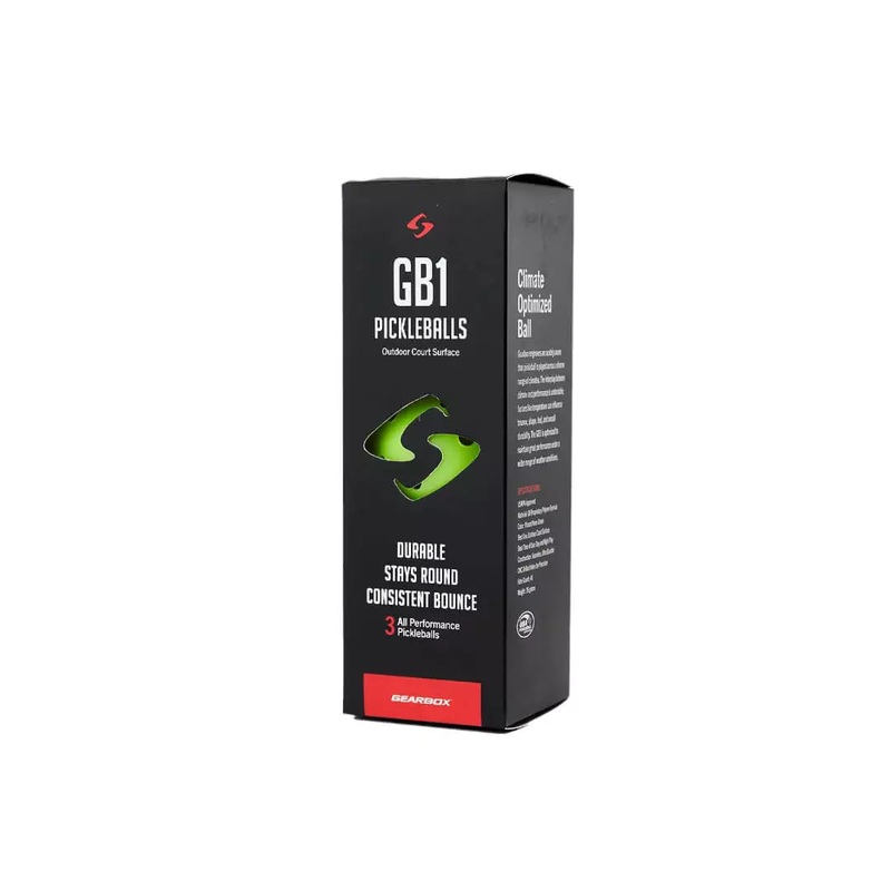 Gearbox GB1 Outdoor Pickleball Ball – 3 Pack