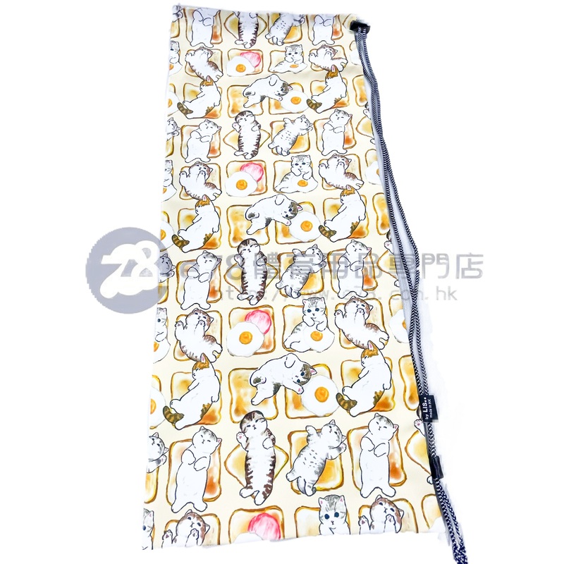 Handmade Water Resistant tennis Case (Bread cat 167 Bread cat 167