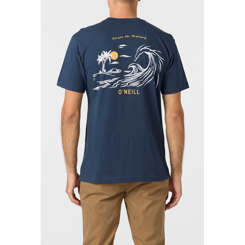 O’Neill Men’s The Breaks Tee New Navy Small