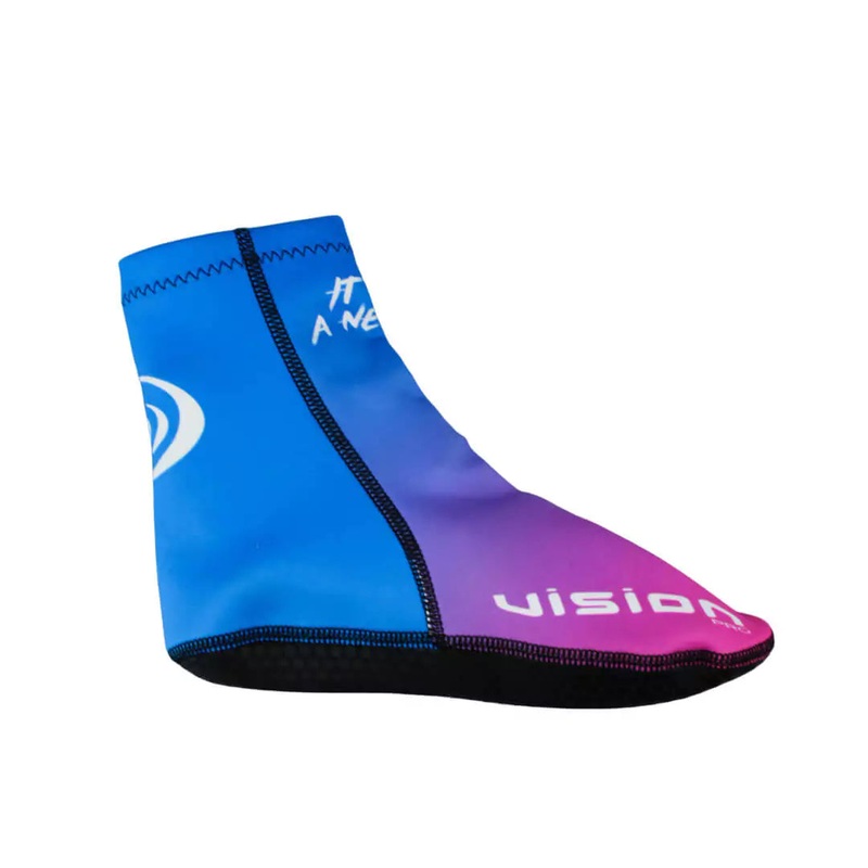 Vision Light Blue & Violet Neoprene Sand Socks