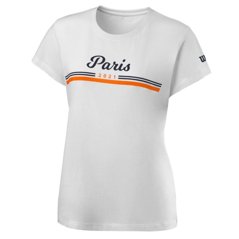 Wilson Women’s Paris 2021 Tech Tee (White)
