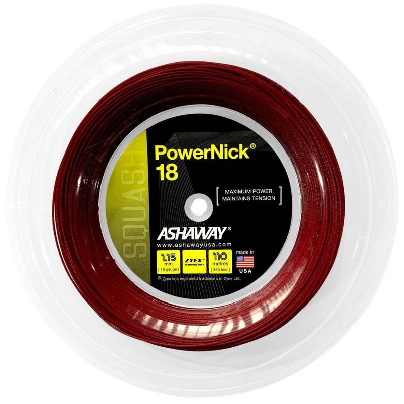 Ashaway PowerNick 18 Squash String Reel (Red)