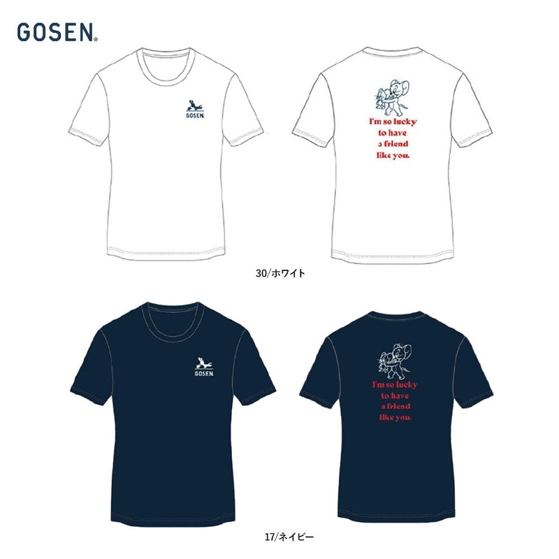 GOSEN x Tom and Jerry Collaboration UNI Practice Shirt B LTJ02 Navy(17) SS (XS)