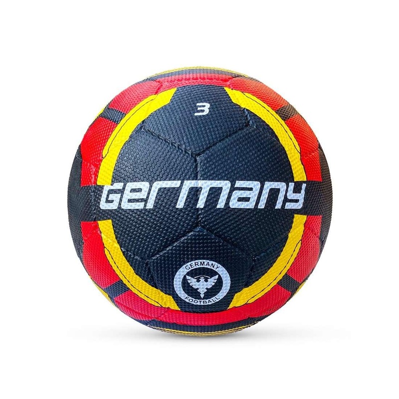 VECTOR X Germany Rubber Moulded Football – (Pack of 1, Red, Black) | Kibi Sports Multicolor 3