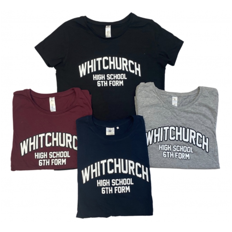 Whitchurch 6th Form T-Shirt – FITTED XS BLACK