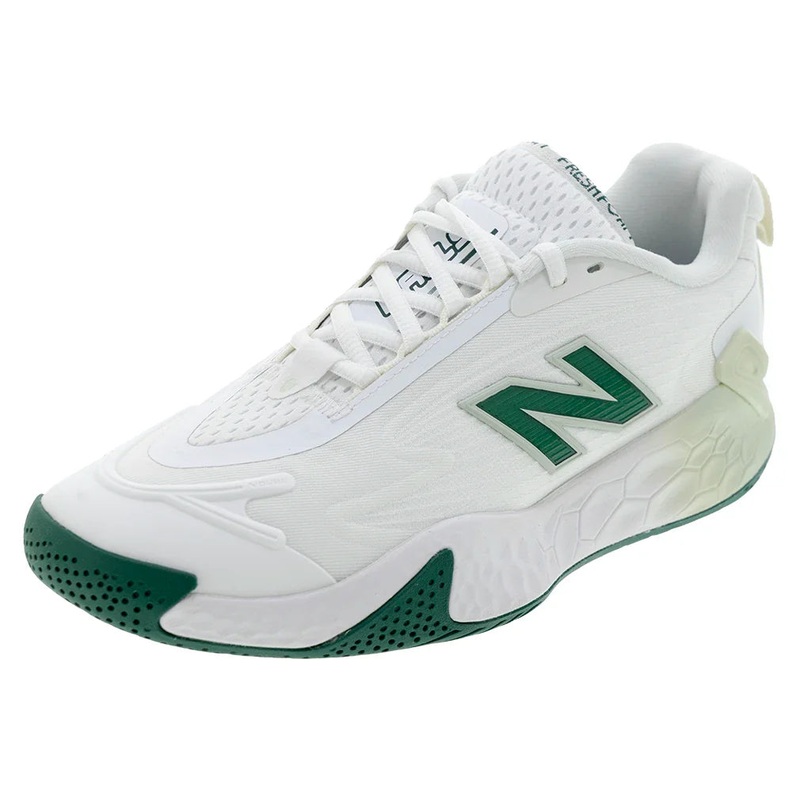 Women`s Fresh Foam X CT-Rally B Width Tennis Shoes White and Marsh Green