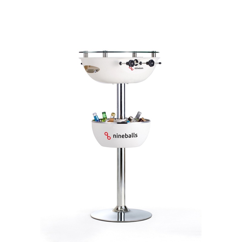 2 in 1 Party Foosball Table – White | KIBI Sports