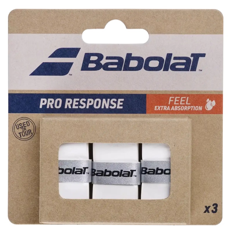 Babolat Overgrips Pro Response X3 Blanco