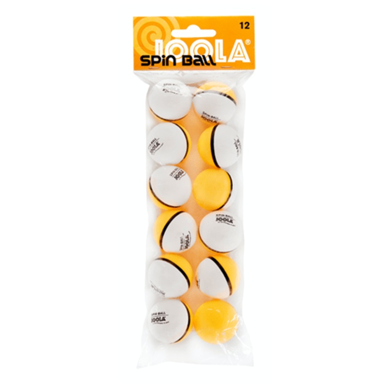 Joola Dual Colored Spinballs – 12 Count Table Tennis Ball