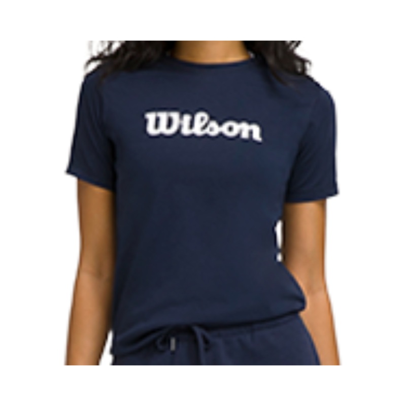 Wilson Team Graphic Tee T-Shirt Women – Grey Medium Grey Heather S