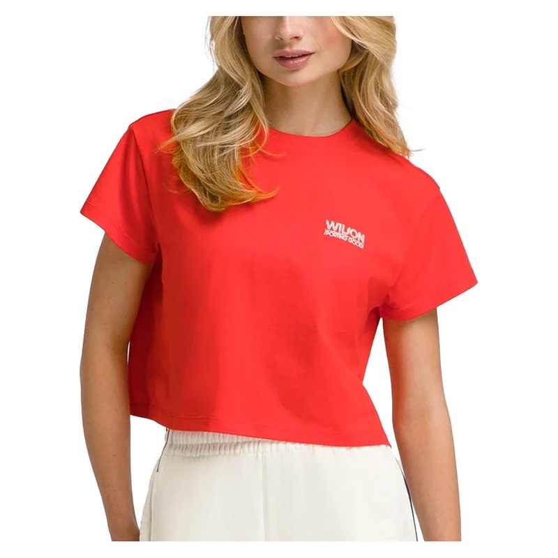 Women`s Harper Crop Tennis Tee Infrared