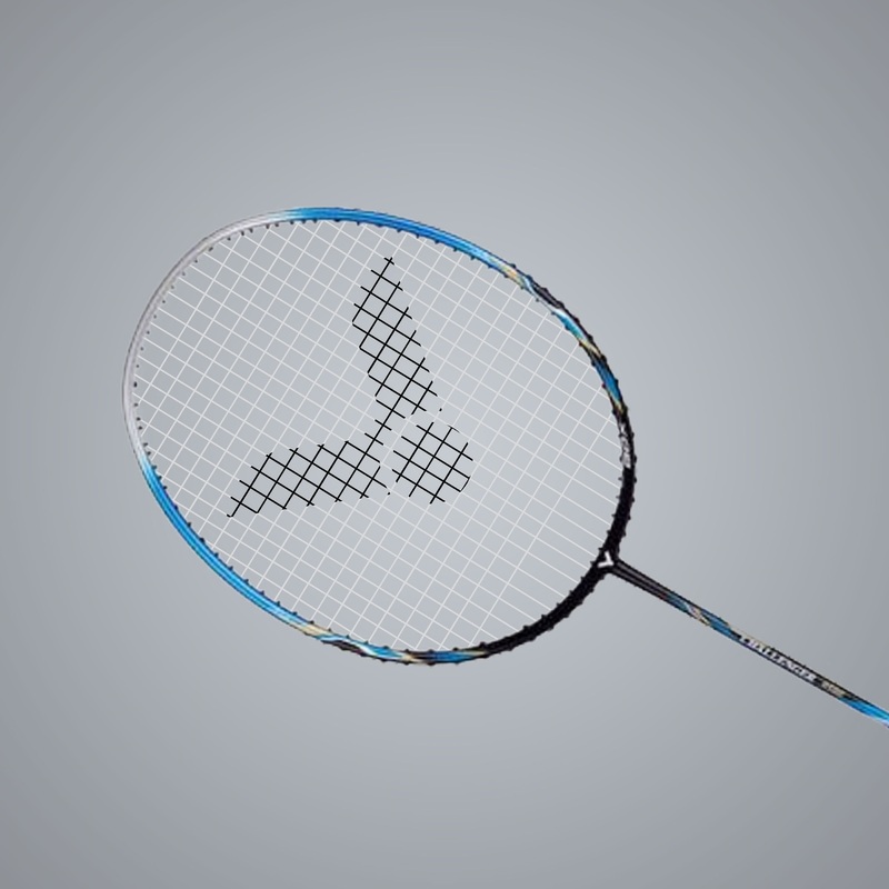 Challenger 9500 Strung Badminton Racket Vector | Kibi Sports Red 4U