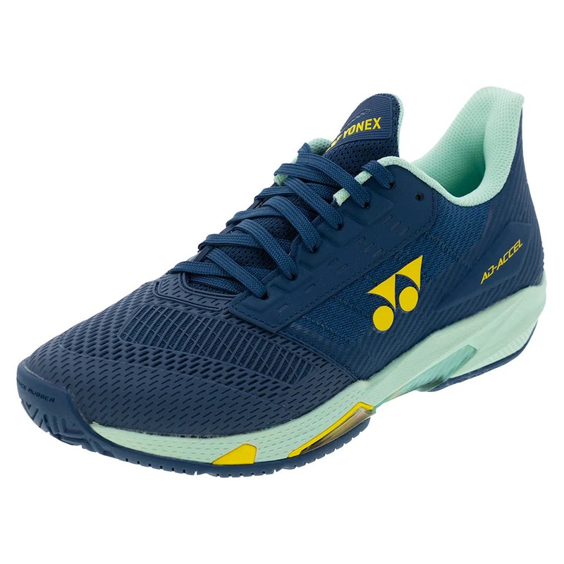 Men`s AD-ACCEL Tennis Shoes Teal Blue
