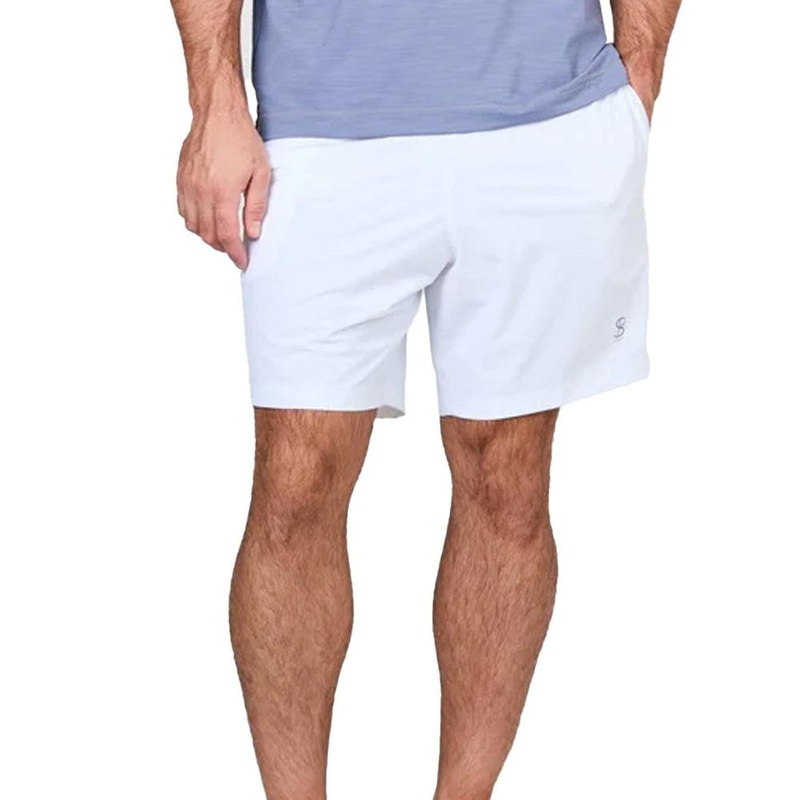 Men’s SB Sport Game 7 Inch Tennis Short White