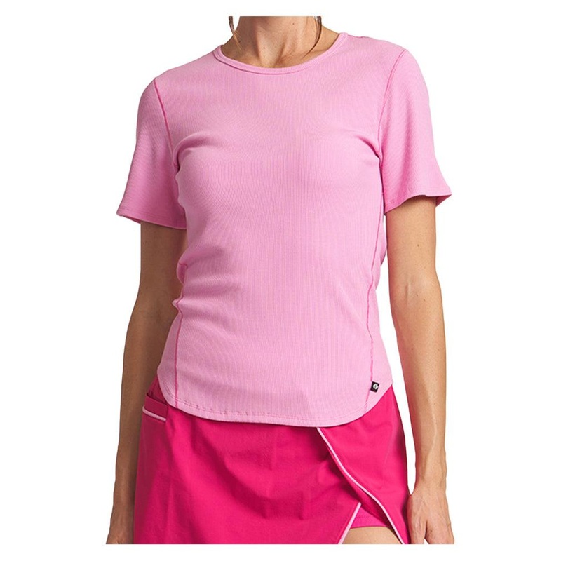 Women`s Essential Ladder Stitch Tennis Top Azalea