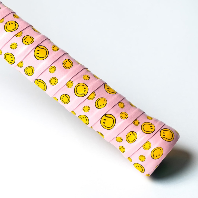 Aixo Smiley Ball Dry Overgrip Pink PINK OS