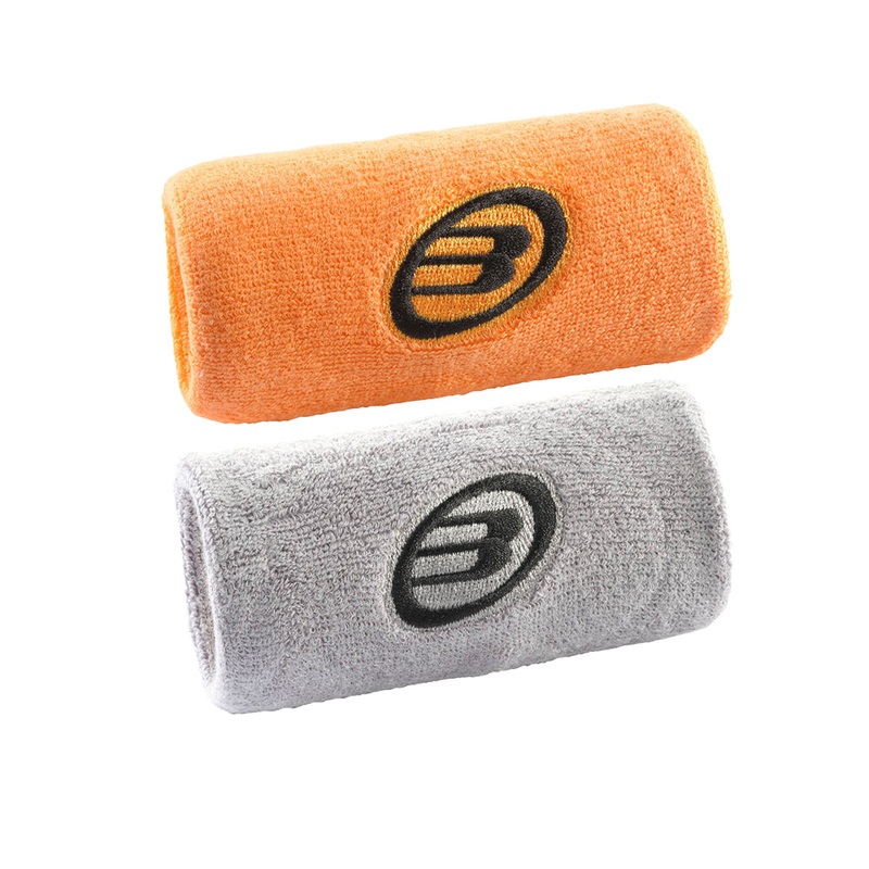 Muequeras BULLPADEL BPMU252 Naranja/Beige