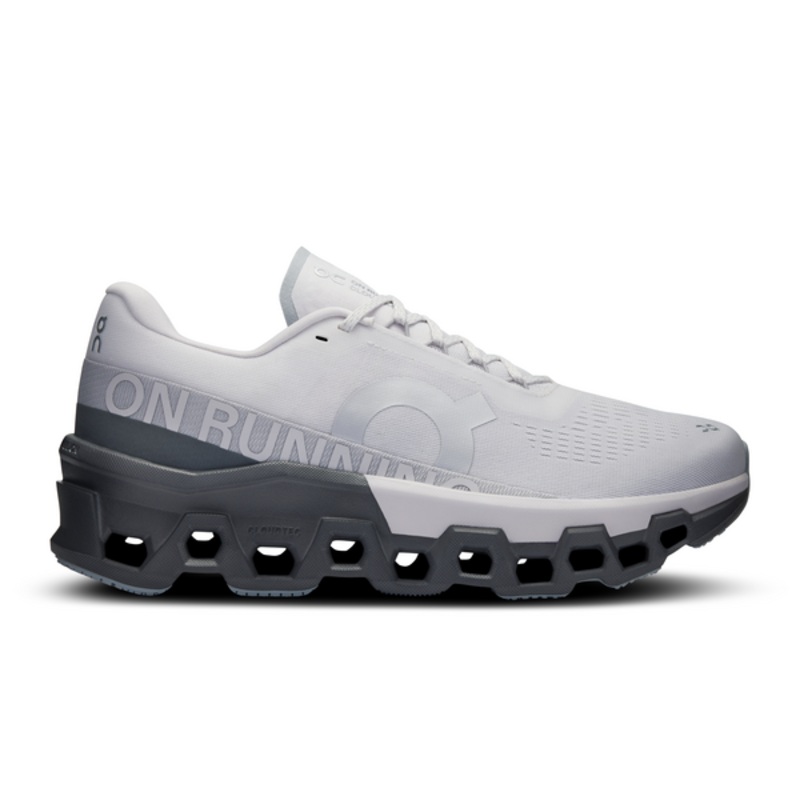 ON Men’s Cloudmonster 2 Frost/Rock 8