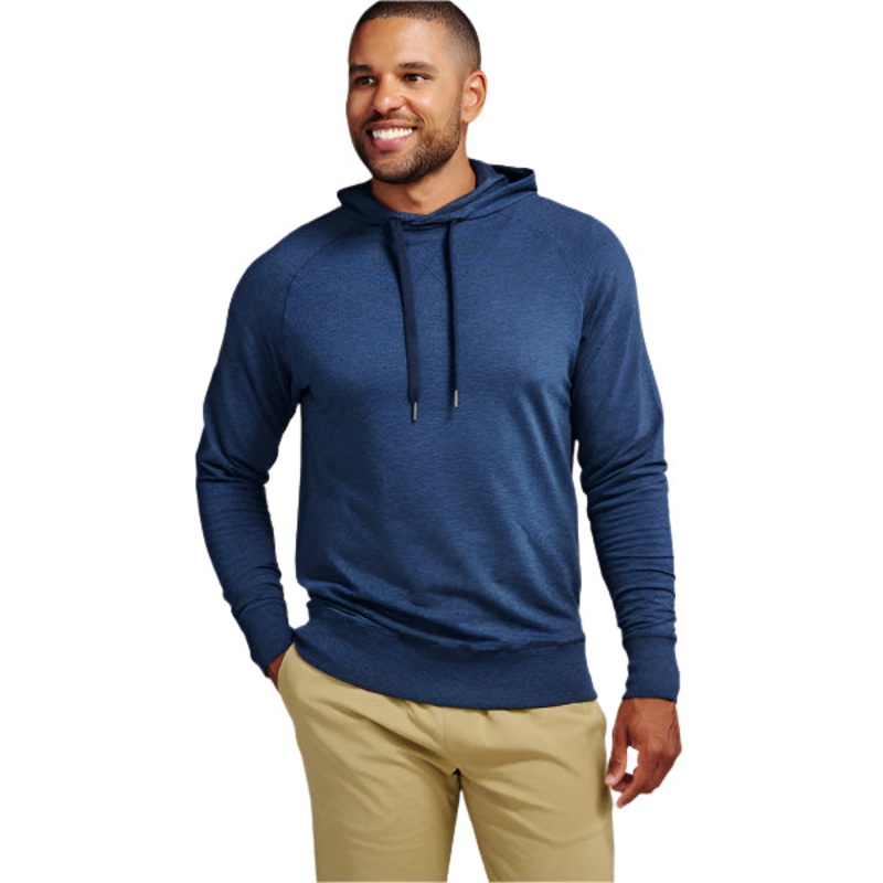 Tasc Men’s Varsity French Terry Hoodie Gray Oak Heather-246 Small