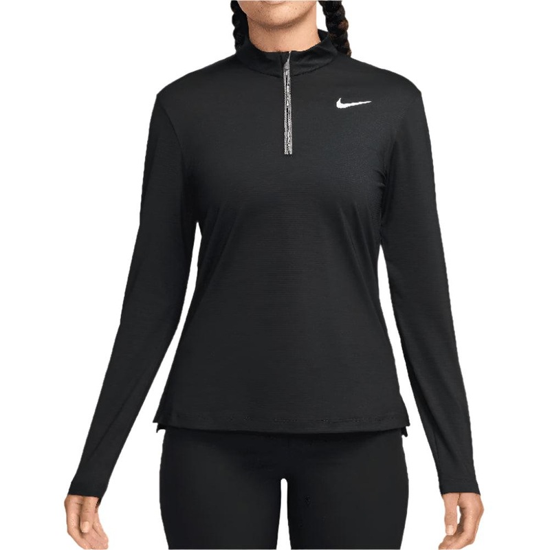 Women`s Dri-Fit Victory 1/2 Zip Long Sleeve Tennis Top
