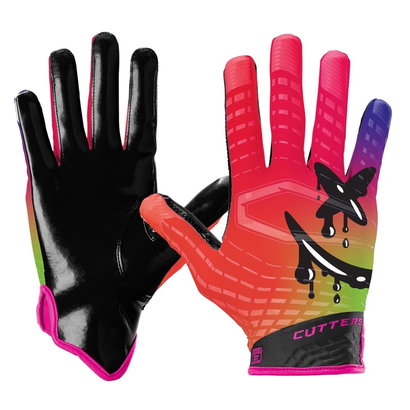 Cutters Youth Rev 5.0 LE Receiver Gloves Drip Face XSmall