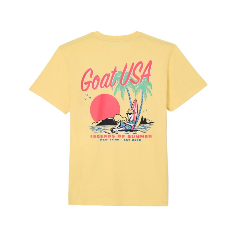 Goat USA Youth Legends of Summer Paradise ’25 T-Shirt Banana Cream Youth X-Small