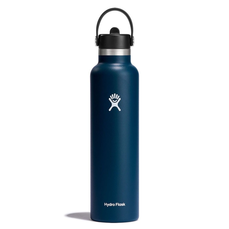 Hydro Flask 24 oz Standard Mouth with Flex Straw Cap Indigo