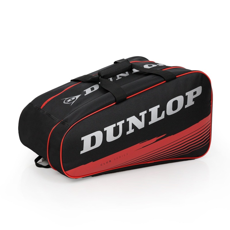 Dunlop Club Padel Bag – Black & Red