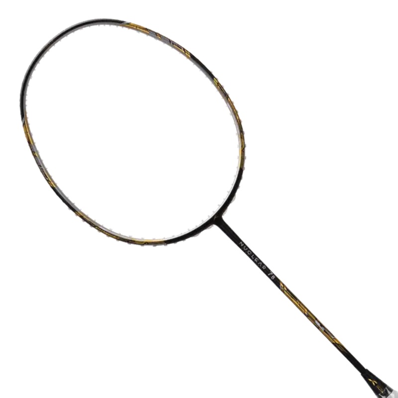 Hundred Nuclear 78 5U Badminton Racket – Black/Gold Black/Gold 5U6