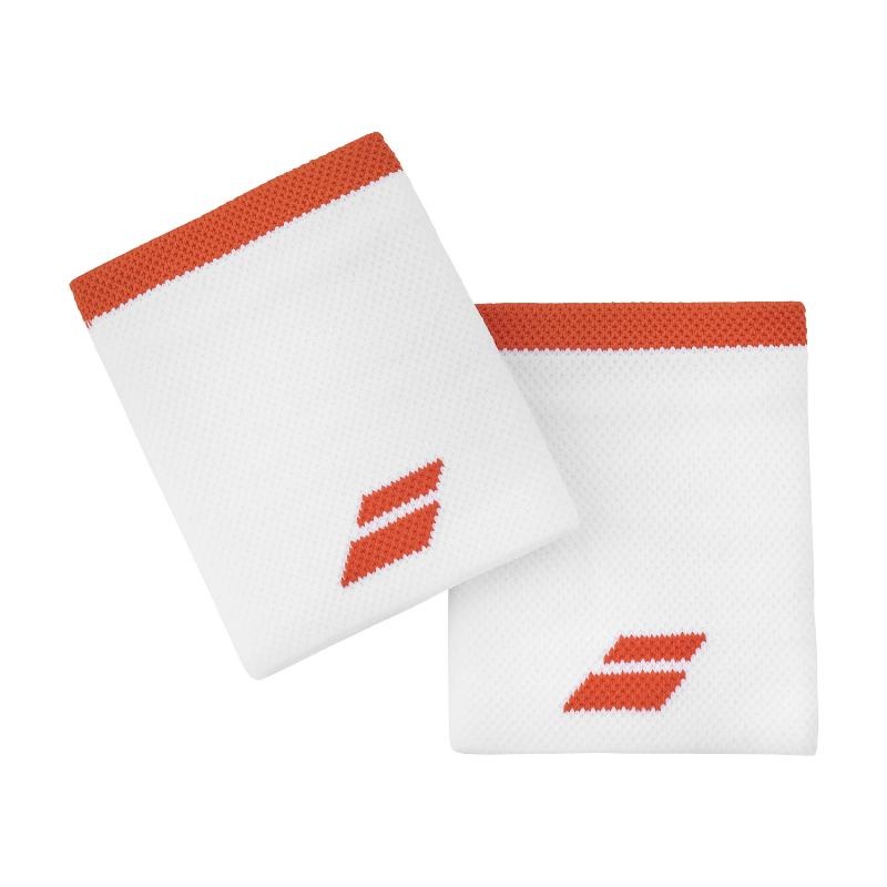 Muequeras Babolat Logo Blanca Strike