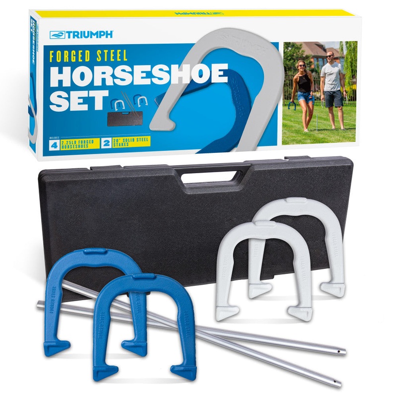 Triumph Premium Forged Horseshoe Set