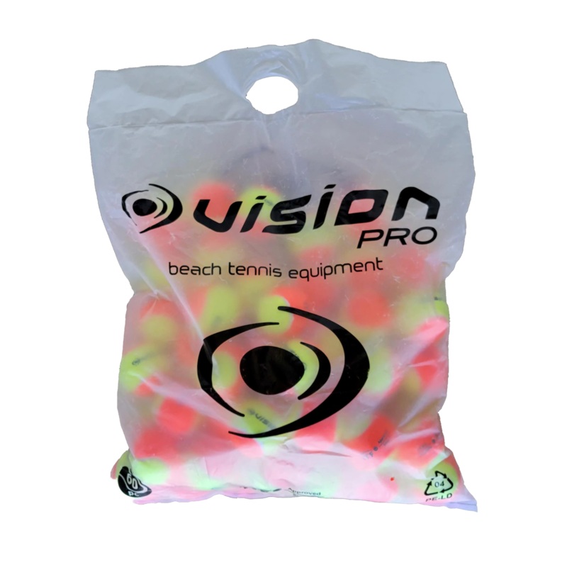 Vision Beach Tennis Ball – 60 Pack