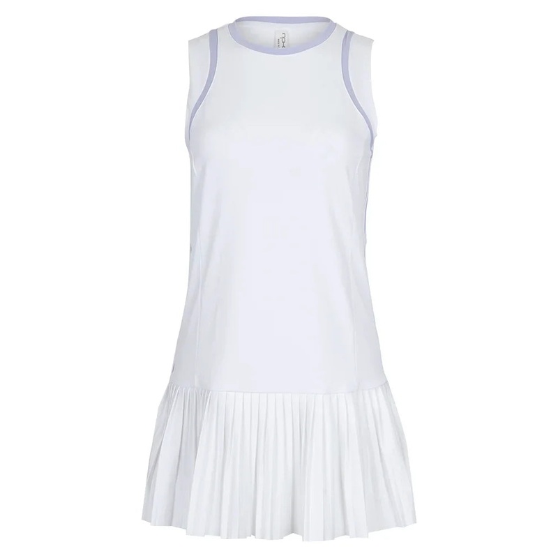 Women`s Elle Tennis Dress White and Cosmic
