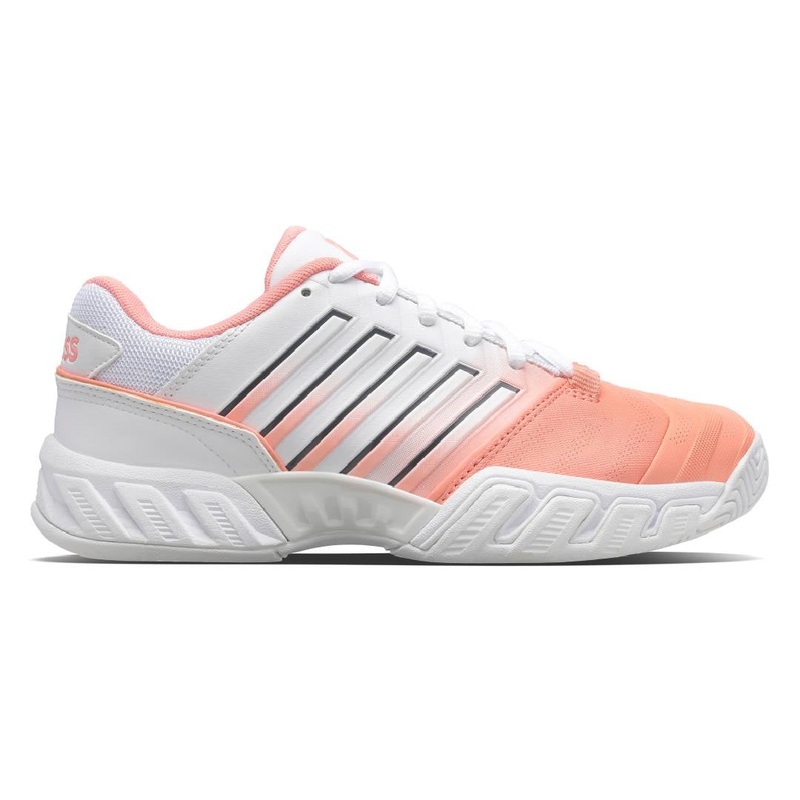 K-Swiss Bigshot Light 4 Women’s Tennis shoe (White/Peach)