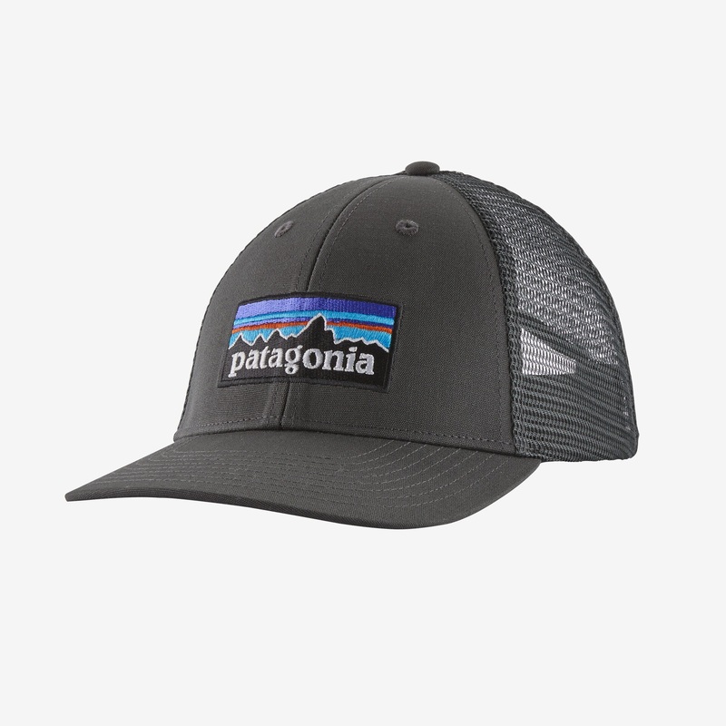 Patagonia P-6 Logo LoPro Trucker Hat Abundant Blue-ABNB