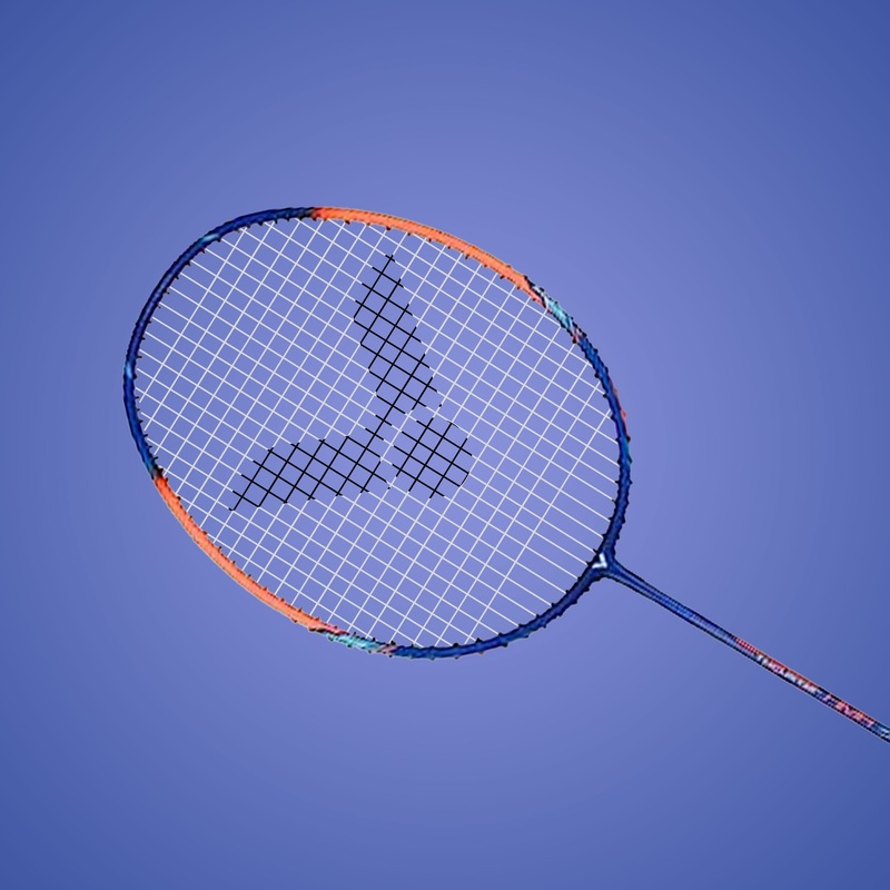 Thruster Hammer (HMR)5U Strung Badminton Racket Vector | Kibi Sports Blue 5U