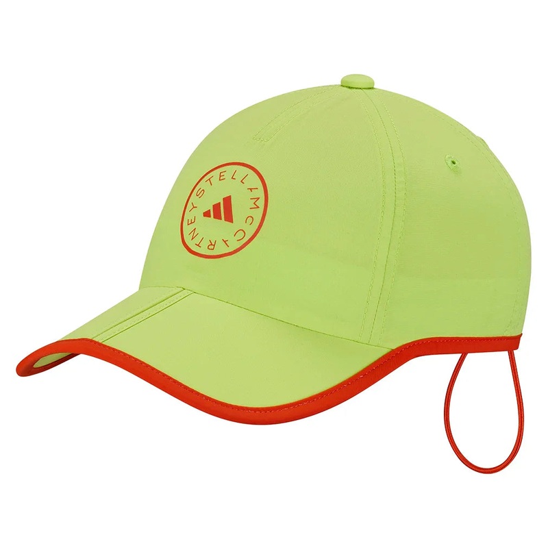 Women`s Stella McCartney Running Cap Bahia Glow and White