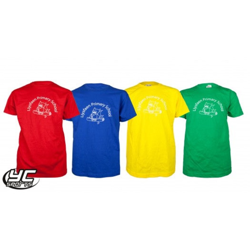 Llysfaen Primary School PE T-Shirt 3/4 ROYAL