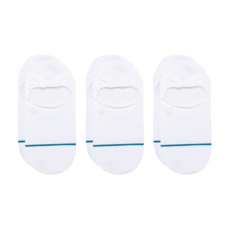 Stance Icon No Show 3 Pack Socks White Small