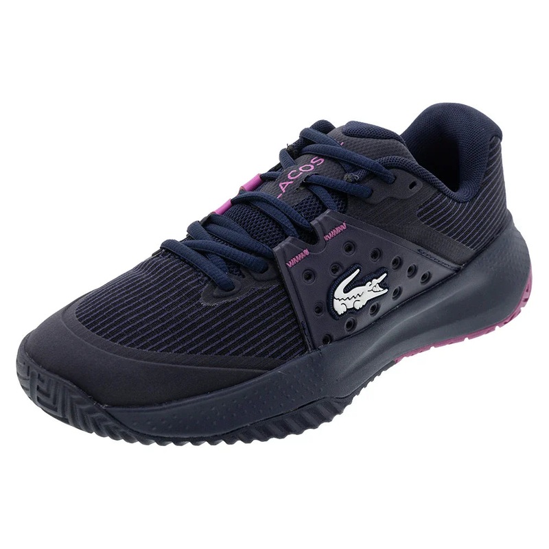 Women`s Power Serve Tennis Shoes Navy and Pink