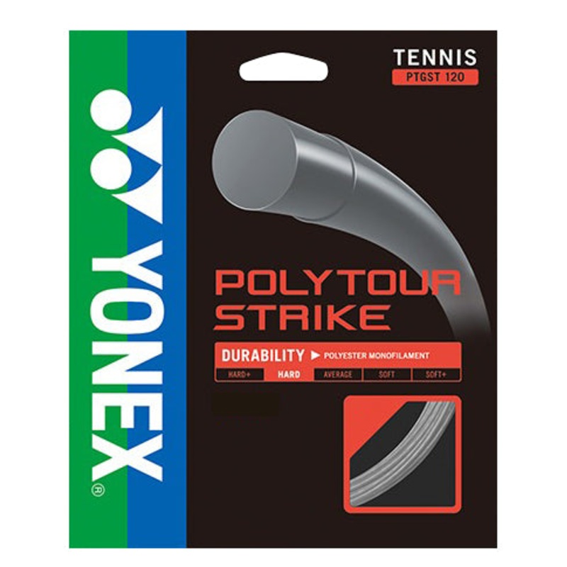 Yonex Poly Tour Strike 16L/1.25 Tennis String (Grey)