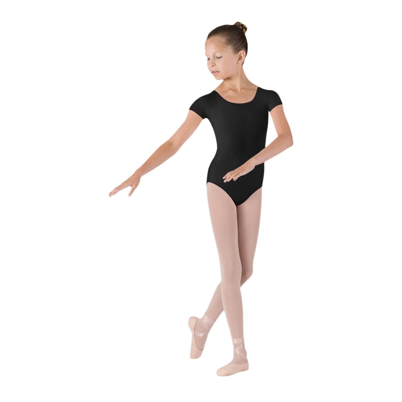 Bloch Dujour Cap Sleeve Leotard Junior – Black Black 2-4